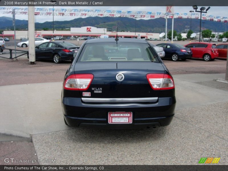Dark Blue Metallic / Camel 2008 Mercury Milan I4 Premier
