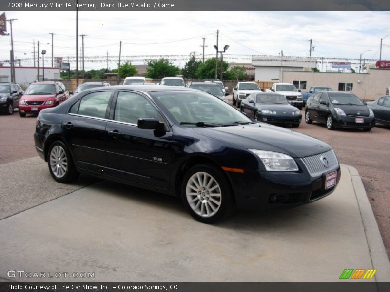 Dark Blue Metallic / Camel 2008 Mercury Milan I4 Premier