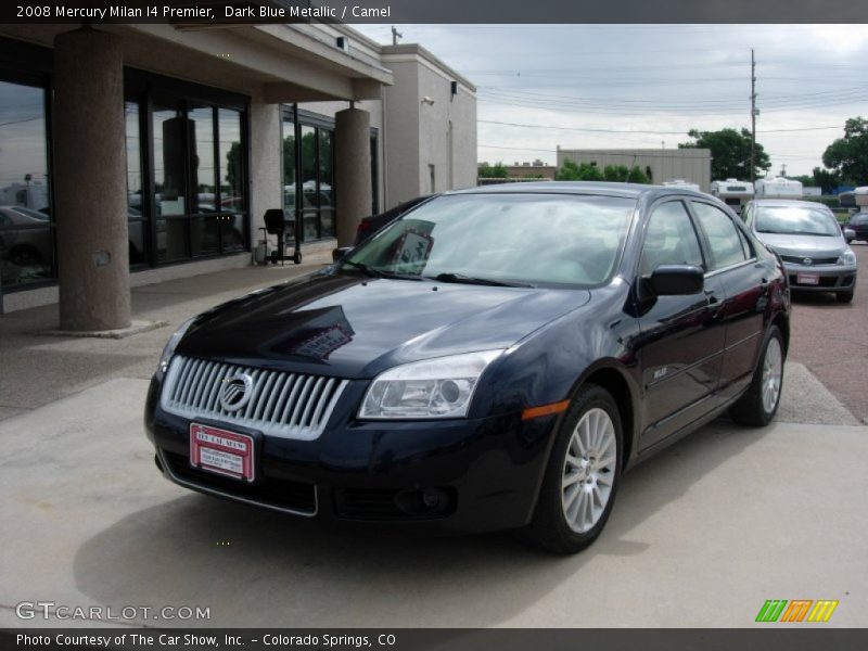 Dark Blue Metallic / Camel 2008 Mercury Milan I4 Premier