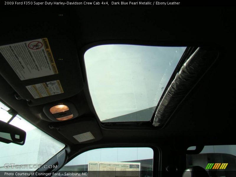 Dark Blue Pearl Metallic / Ebony Leather 2009 Ford F350 Super Duty Harley-Davidson Crew Cab 4x4