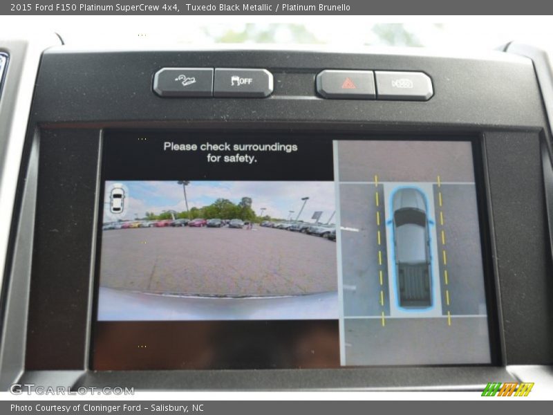 Tuxedo Black Metallic / Platinum Brunello 2015 Ford F150 Platinum SuperCrew 4x4