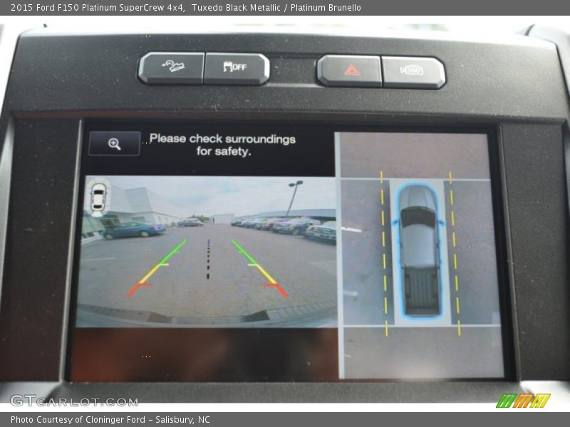 Tuxedo Black Metallic / Platinum Brunello 2015 Ford F150 Platinum SuperCrew 4x4