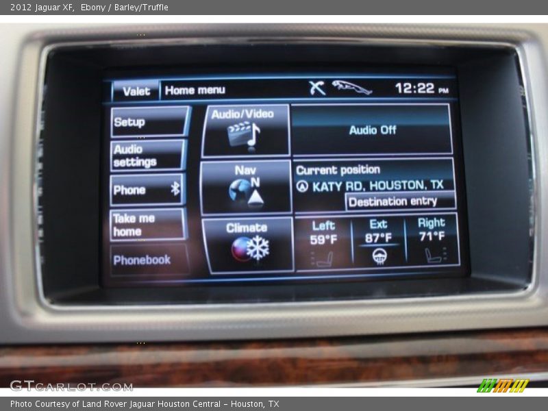 Ebony / Barley/Truffle 2012 Jaguar XF