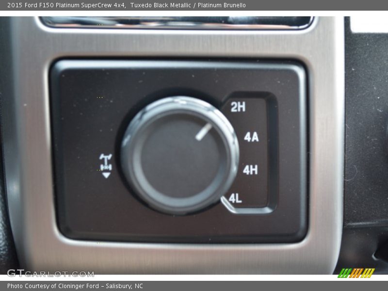 Tuxedo Black Metallic / Platinum Brunello 2015 Ford F150 Platinum SuperCrew 4x4