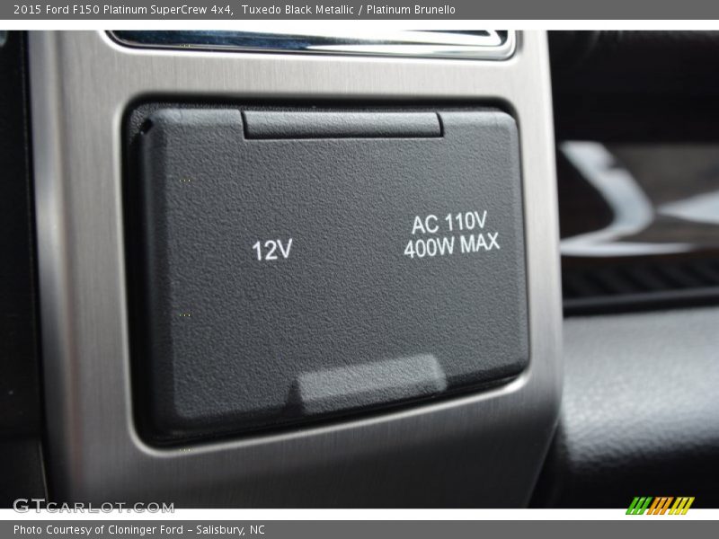 Tuxedo Black Metallic / Platinum Brunello 2015 Ford F150 Platinum SuperCrew 4x4