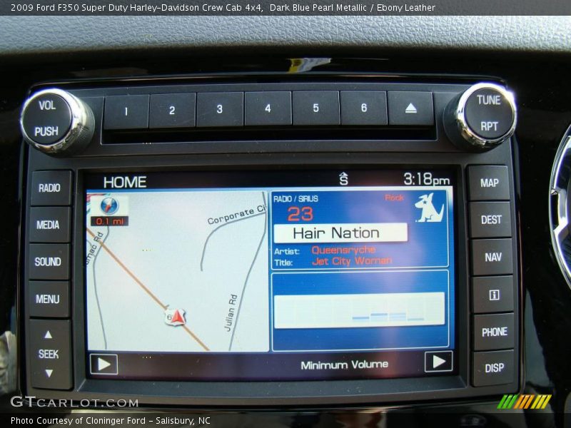 Dark Blue Pearl Metallic / Ebony Leather 2009 Ford F350 Super Duty Harley-Davidson Crew Cab 4x4