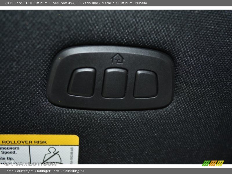 Tuxedo Black Metallic / Platinum Brunello 2015 Ford F150 Platinum SuperCrew 4x4