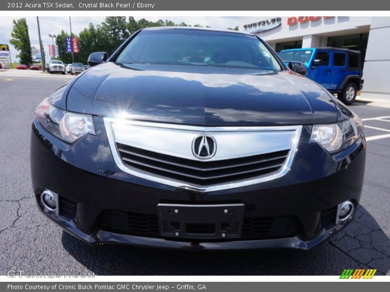 Crystal Black Pearl / Ebony 2012 Acura TSX Sedan