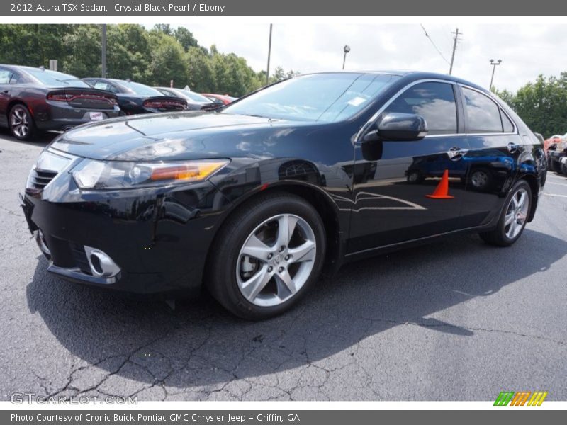 Crystal Black Pearl / Ebony 2012 Acura TSX Sedan