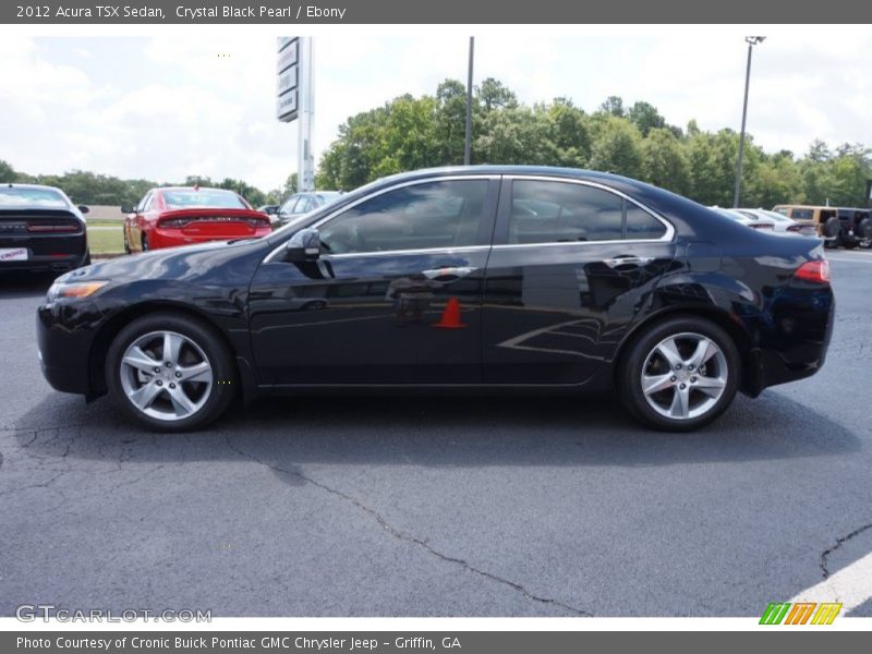 Crystal Black Pearl / Ebony 2012 Acura TSX Sedan