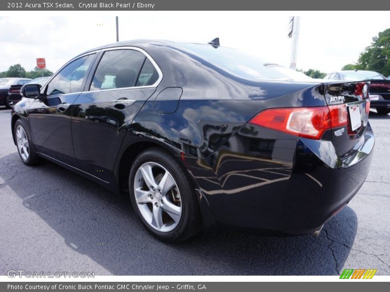 Crystal Black Pearl / Ebony 2012 Acura TSX Sedan