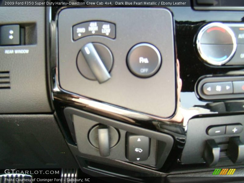 Dark Blue Pearl Metallic / Ebony Leather 2009 Ford F350 Super Duty Harley-Davidson Crew Cab 4x4