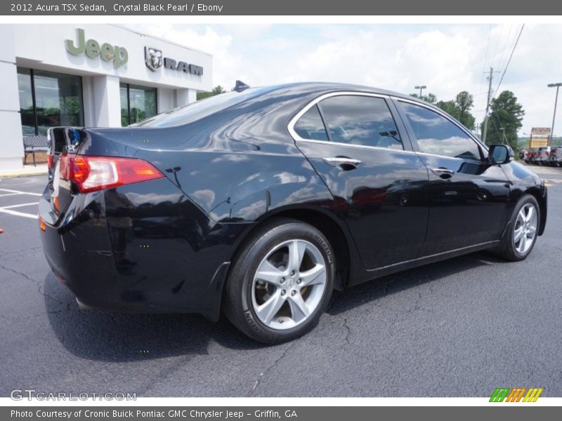 Crystal Black Pearl / Ebony 2012 Acura TSX Sedan