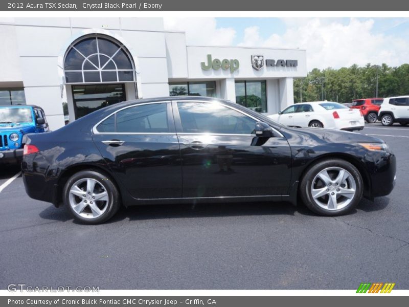 Crystal Black Pearl / Ebony 2012 Acura TSX Sedan