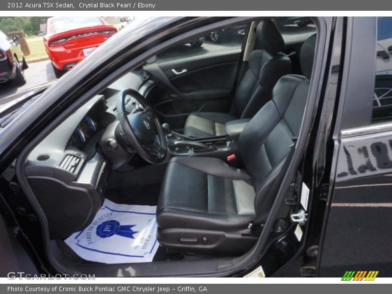 Crystal Black Pearl / Ebony 2012 Acura TSX Sedan