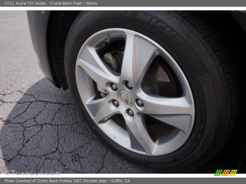 Crystal Black Pearl / Ebony 2012 Acura TSX Sedan
