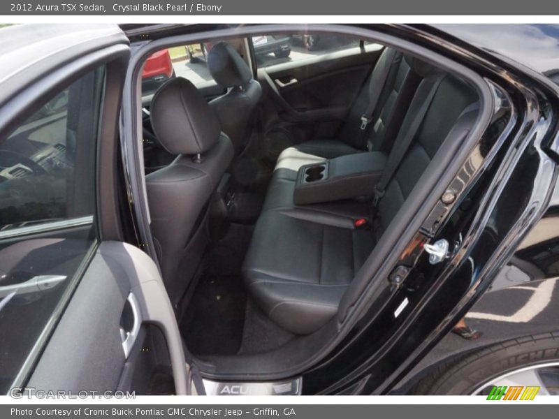 Crystal Black Pearl / Ebony 2012 Acura TSX Sedan