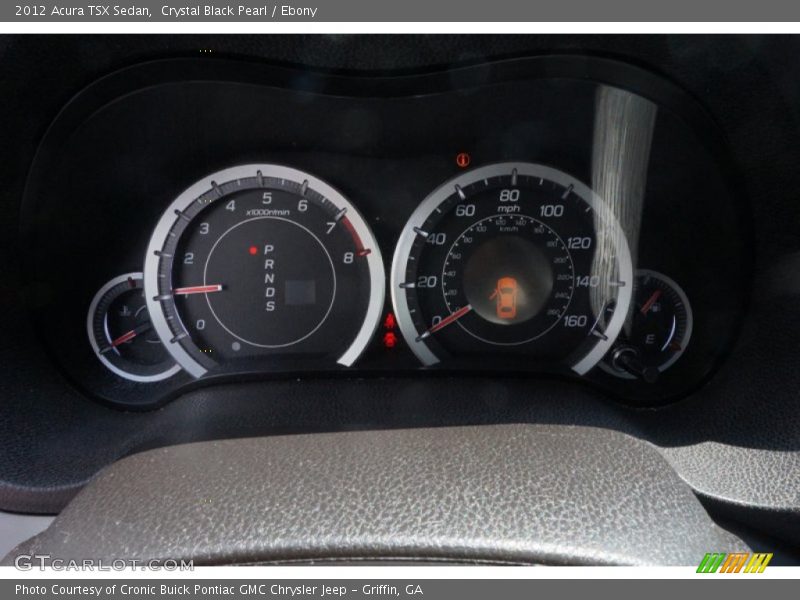 Crystal Black Pearl / Ebony 2012 Acura TSX Sedan