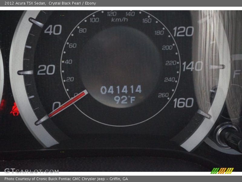 Crystal Black Pearl / Ebony 2012 Acura TSX Sedan