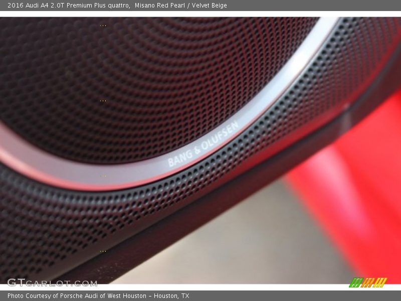 Misano Red Pearl / Velvet Beige 2016 Audi A4 2.0T Premium Plus quattro