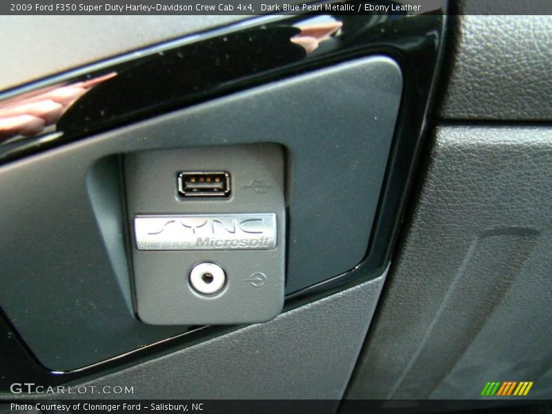 Dark Blue Pearl Metallic / Ebony Leather 2009 Ford F350 Super Duty Harley-Davidson Crew Cab 4x4