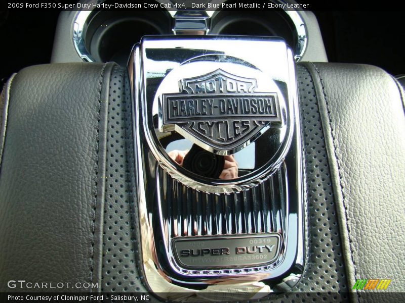 Dark Blue Pearl Metallic / Ebony Leather 2009 Ford F350 Super Duty Harley-Davidson Crew Cab 4x4
