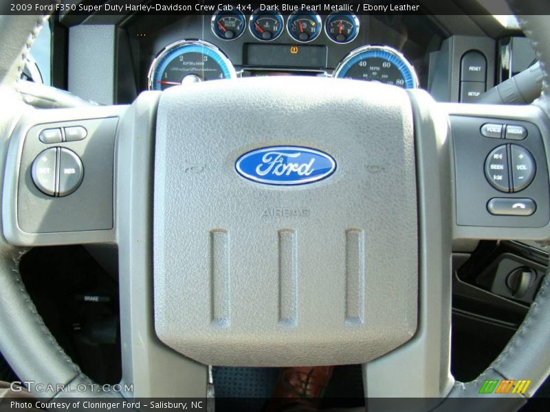 Dark Blue Pearl Metallic / Ebony Leather 2009 Ford F350 Super Duty Harley-Davidson Crew Cab 4x4