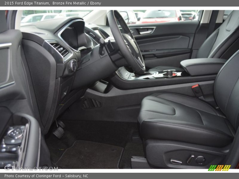 Bronze Fire Metallic / Ebony 2015 Ford Edge Titanium