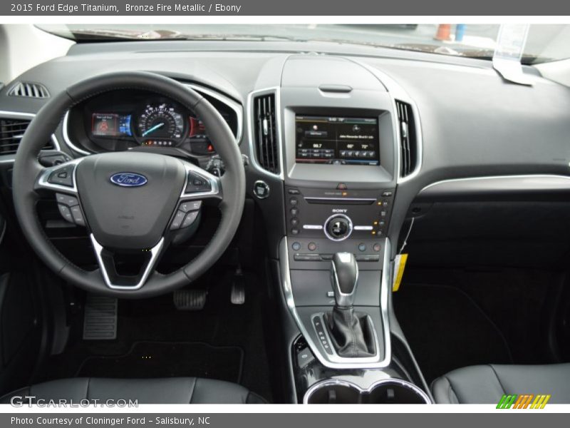 Bronze Fire Metallic / Ebony 2015 Ford Edge Titanium