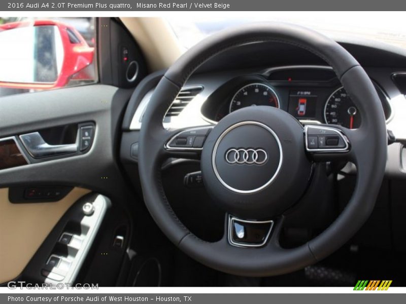 Misano Red Pearl / Velvet Beige 2016 Audi A4 2.0T Premium Plus quattro