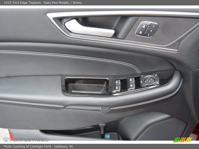 Ruby Red Metallic / Ebony 2015 Ford Edge Titanium