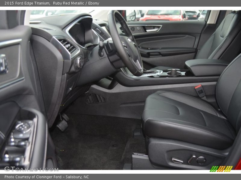 Ruby Red Metallic / Ebony 2015 Ford Edge Titanium