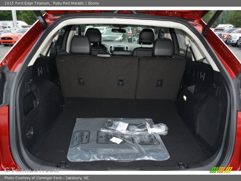 Ruby Red Metallic / Ebony 2015 Ford Edge Titanium