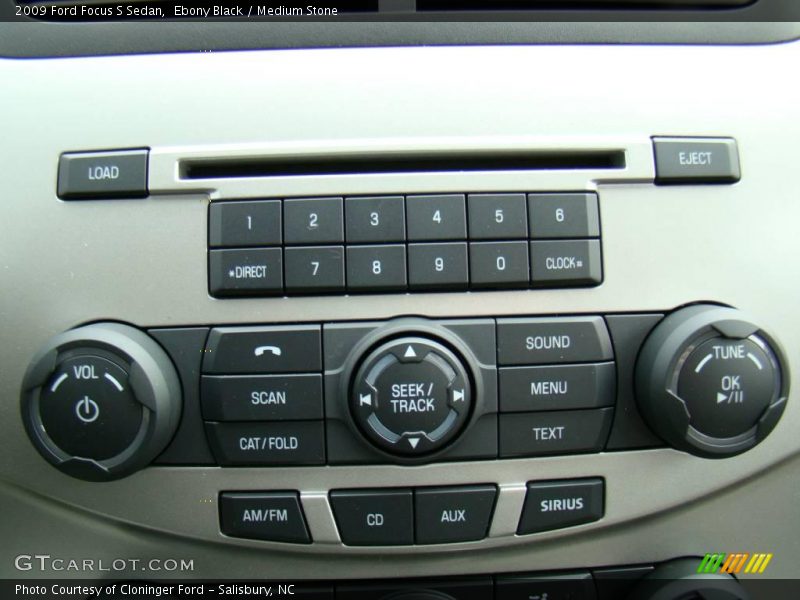 Ebony Black / Medium Stone 2009 Ford Focus S Sedan