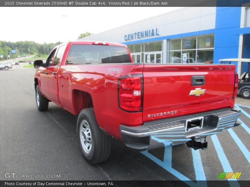 Victory Red / Jet Black/Dark Ash 2015 Chevrolet Silverado 2500HD WT Double Cab 4x4