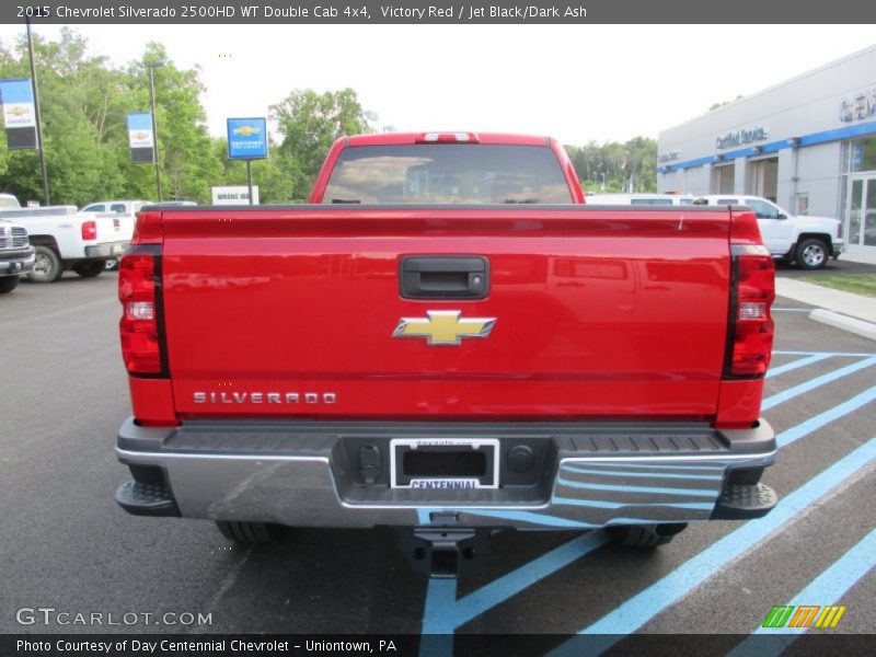 Victory Red / Jet Black/Dark Ash 2015 Chevrolet Silverado 2500HD WT Double Cab 4x4