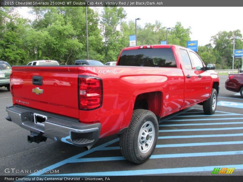 Victory Red / Jet Black/Dark Ash 2015 Chevrolet Silverado 2500HD WT Double Cab 4x4