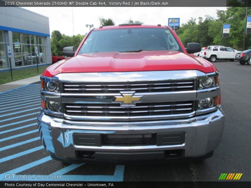 Victory Red / Jet Black/Dark Ash 2015 Chevrolet Silverado 2500HD WT Double Cab 4x4
