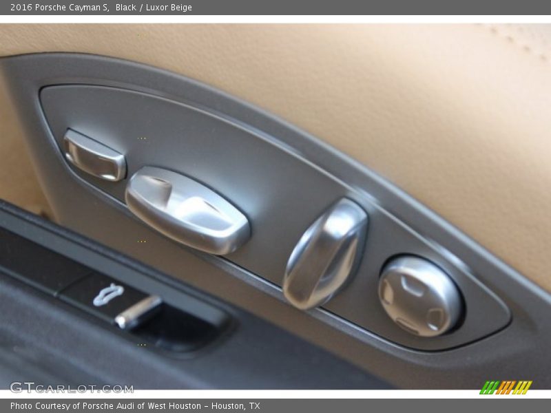 Black / Luxor Beige 2016 Porsche Cayman S