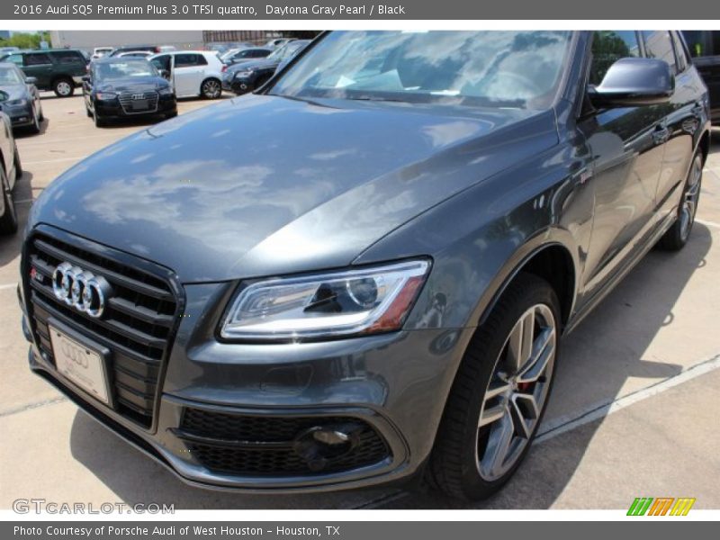 Daytona Gray Pearl / Black 2016 Audi SQ5 Premium Plus 3.0 TFSI quattro