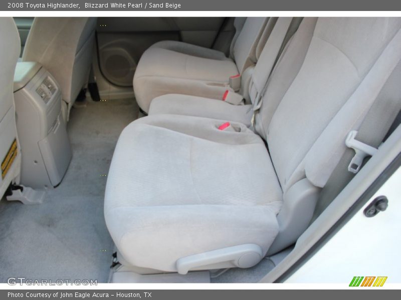 Blizzard White Pearl / Sand Beige 2008 Toyota Highlander