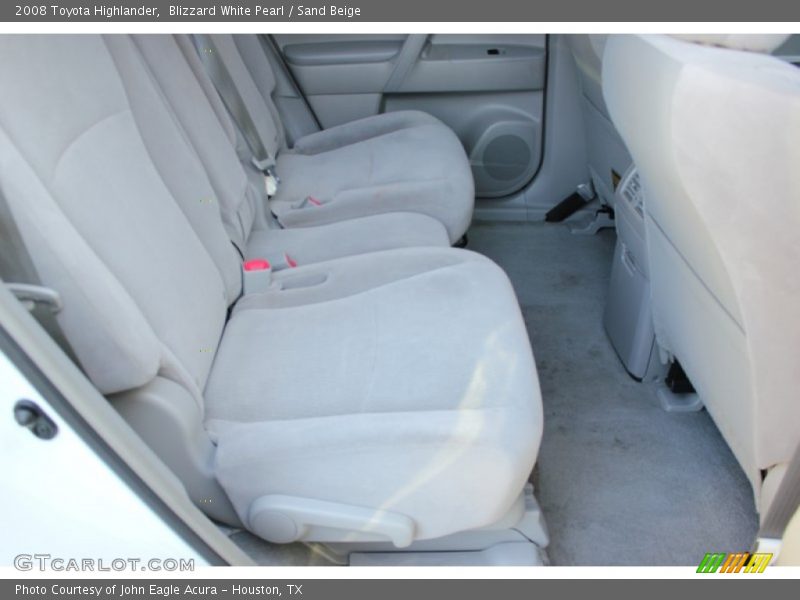 Blizzard White Pearl / Sand Beige 2008 Toyota Highlander