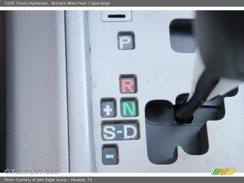 Blizzard White Pearl / Sand Beige 2008 Toyota Highlander