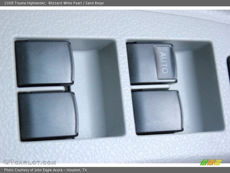 Blizzard White Pearl / Sand Beige 2008 Toyota Highlander