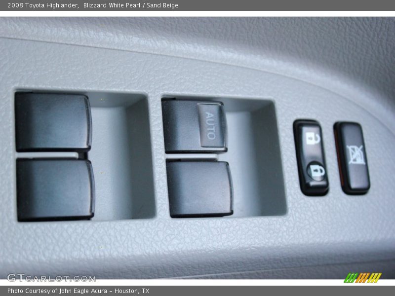 Blizzard White Pearl / Sand Beige 2008 Toyota Highlander