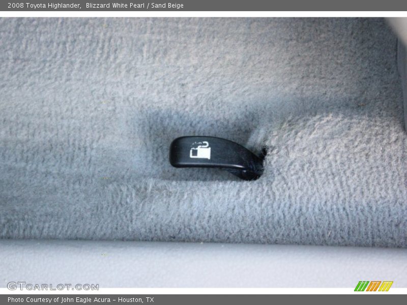 Blizzard White Pearl / Sand Beige 2008 Toyota Highlander