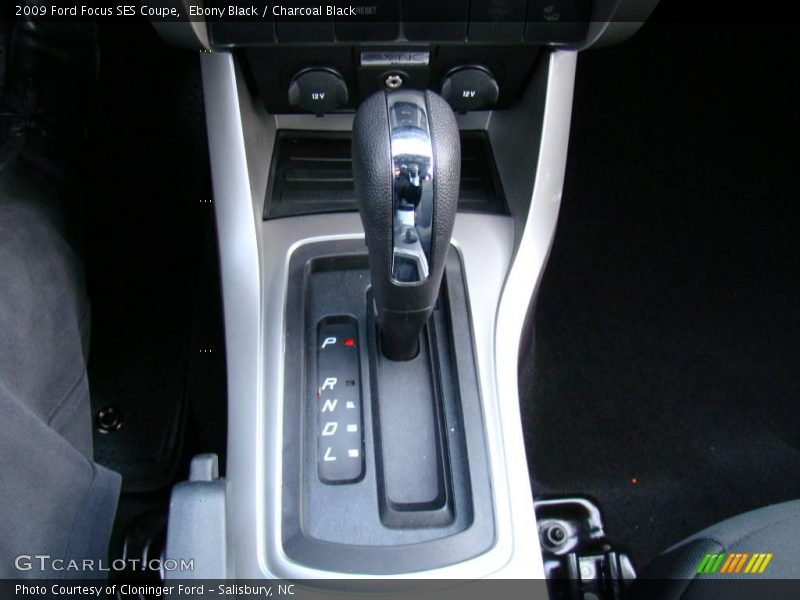 Ebony Black / Charcoal Black 2009 Ford Focus SES Coupe
