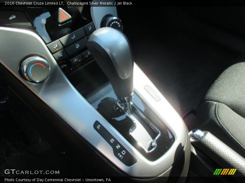 Champagne Silver Metallic / Jet Black 2016 Chevrolet Cruze Limited LT