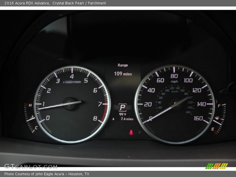 Crystal Black Pearl / Parchment 2016 Acura RDX Advance