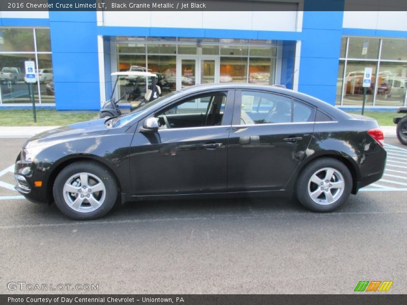 Black Granite Metallic / Jet Black 2016 Chevrolet Cruze Limited LT